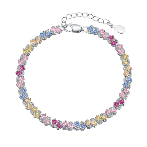 <magic> Verziertes buntes Partyarmband in Blumenform</magic>