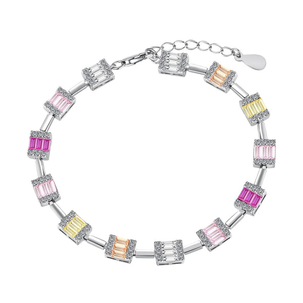 <magic> Zierliches, bezauberndes Armband im Smaragdschliff für den Alltag</magic>