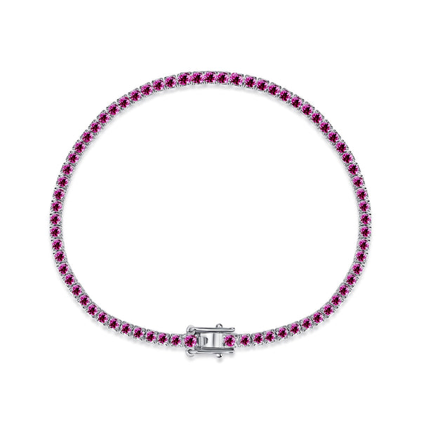 <magic> Schillerndes buntes Armband im Rundschliff für den Alltag</magic>