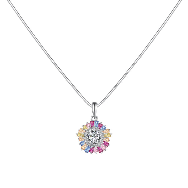 <magic>魅力的な花のカラフルなネックレス</magic>
