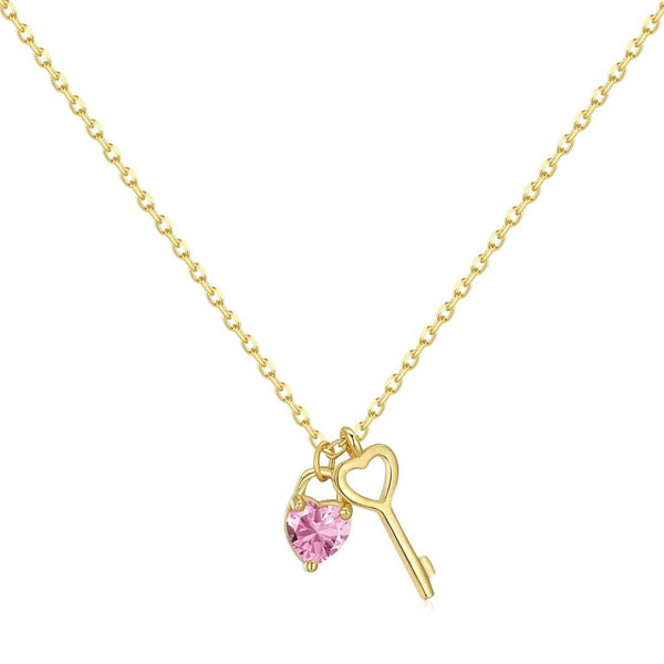 <magic>ユニークなハート型のキーペンダントネックレス</magic>