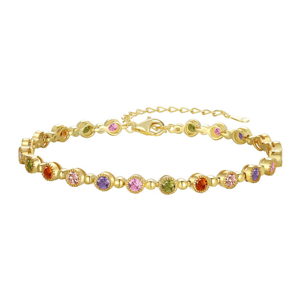<magic> Funkelndes, exquisites Party-Armband im Rundschliff</magic>