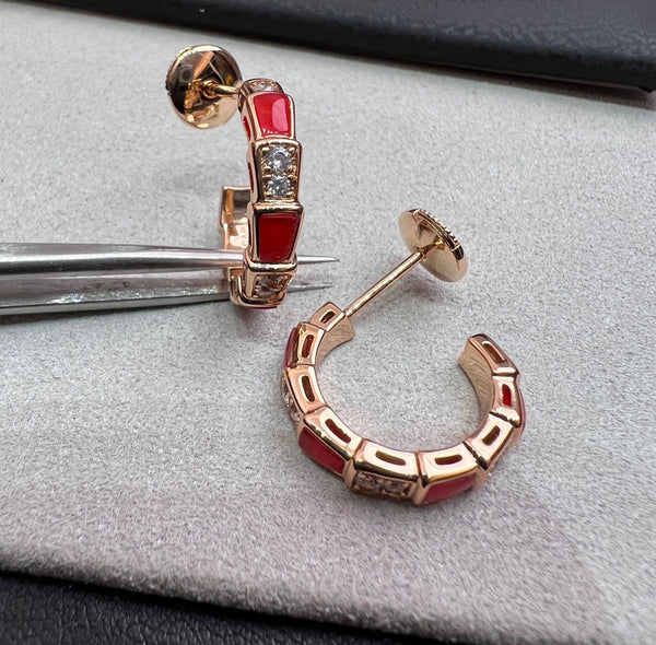 <magic> SERPENTI KARNEOL ROTGOLD OHRRINGE</magic>