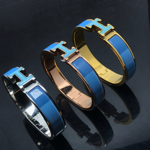 <MAGIC>H BRACELET BLUE RAINBOW CERAMIC