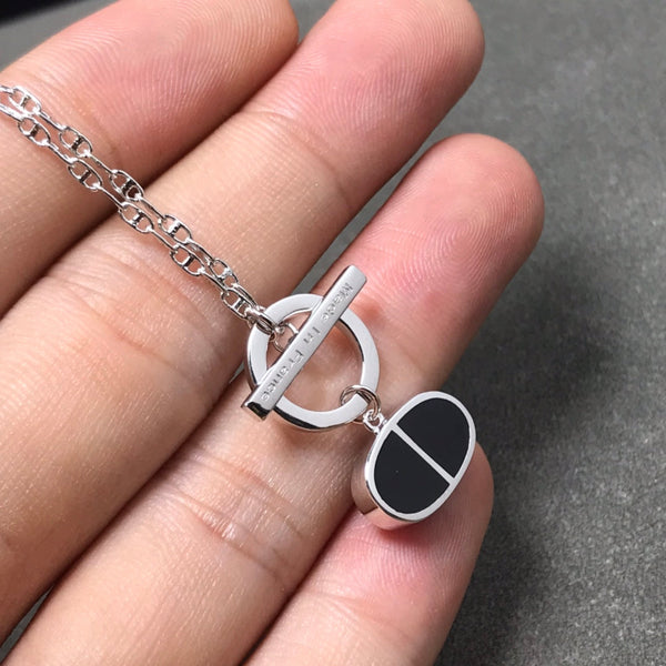 <MAGIC>CHAINE VERSO BLACK CERAMIC  NECKLACE
