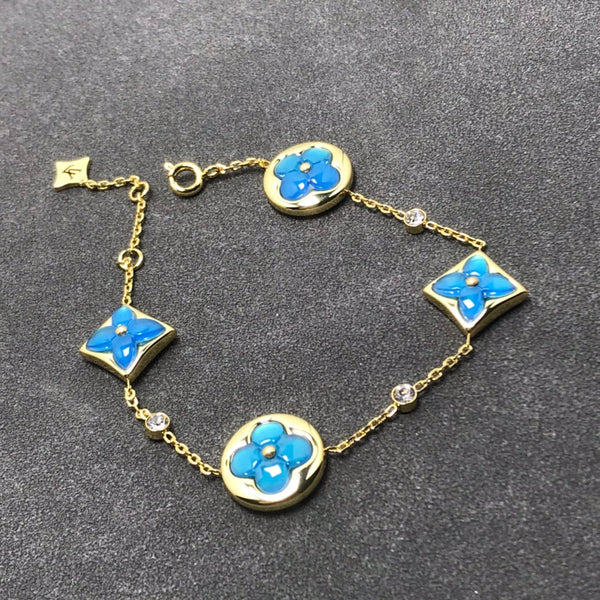 <MAGIC>STAR AND SUN TURQUOISE 4 MOTIFS 3 DIAMONDS