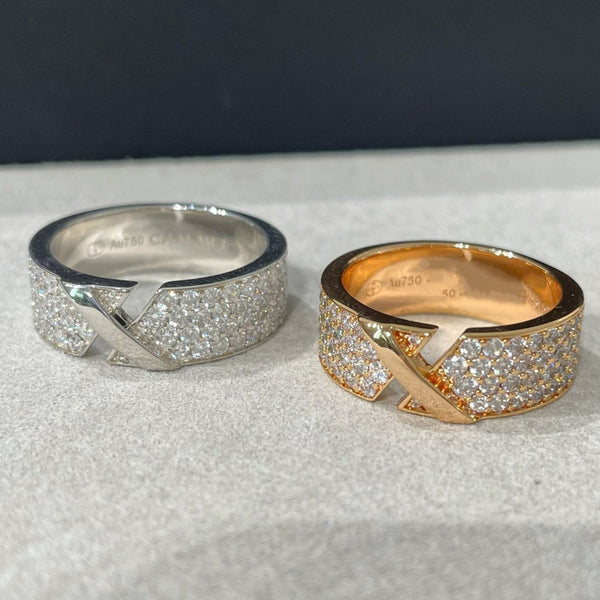 <MAGIC>LIENS EVIDENCE DIAMOND PAVED RING