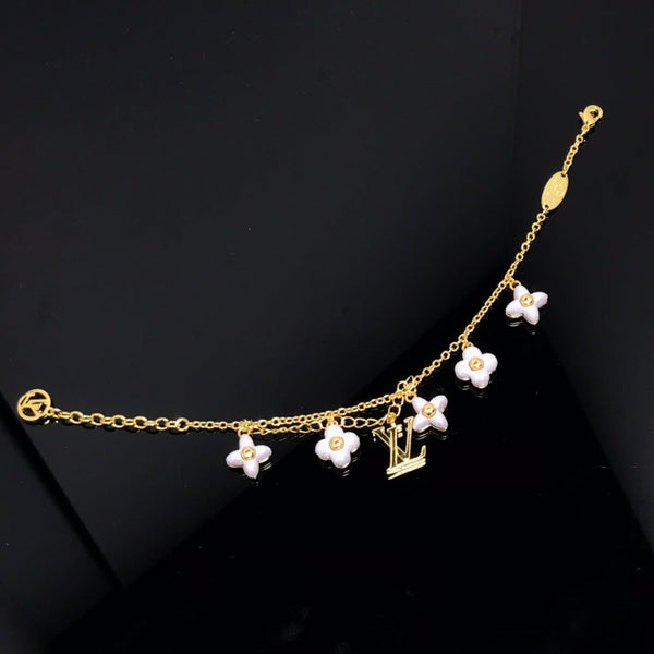 <MAGIC>LOGO 6 MOTIF STAR AND SUN GOLD BRACELET