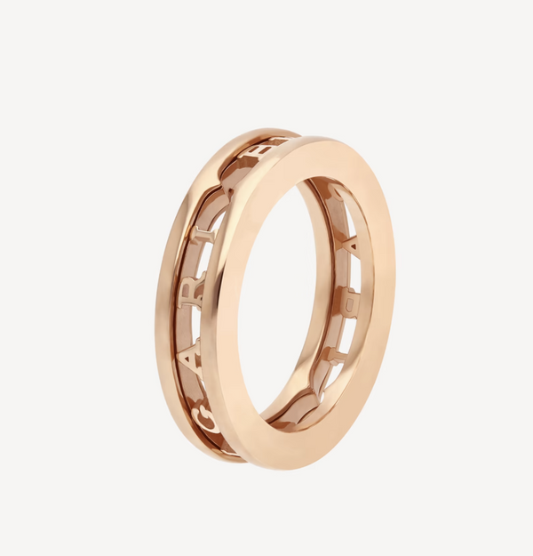 <MAGIC>ZERO 1 ONE-BAND WITH OPENWORK LOGO SPIRAL RING