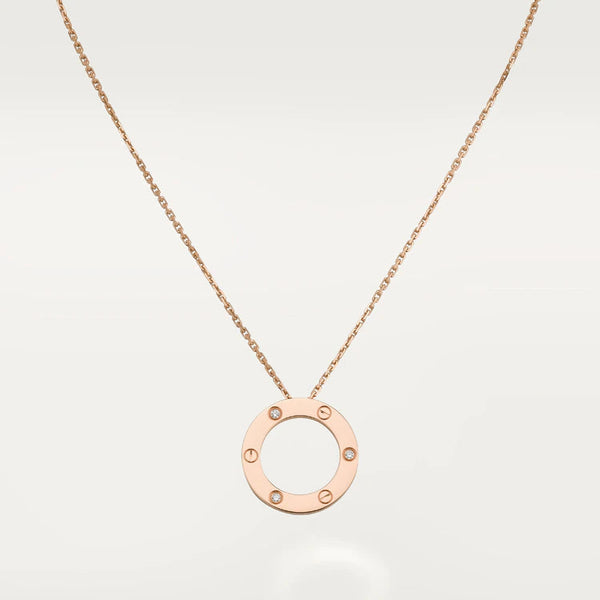 <MAGIC>LOVE NECKLACE 16MM 3 DIAMONDS