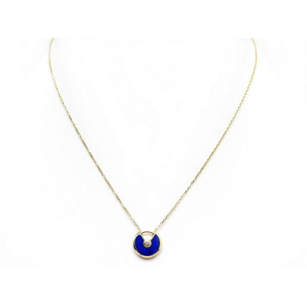 <MAGIC>AMULETTE ROSE GOLD AGATE NECKLACE