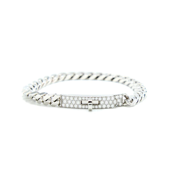 <magic> KELLY CHAIN ​​SILBER DIAMANTARMBAND</magic>