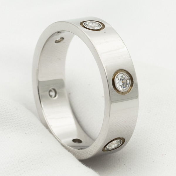 <magic>ラブリング 5.5mm 6ダイヤモンド シルバー</magic>