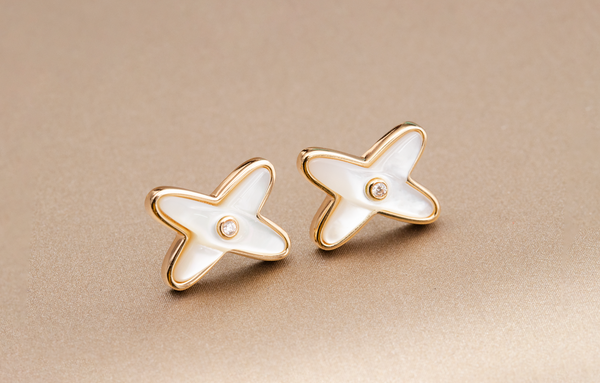 <magic> JEUX DE WHITE MOP ROSÉGOLD-DIAMANT-OHRRINGE</magic>