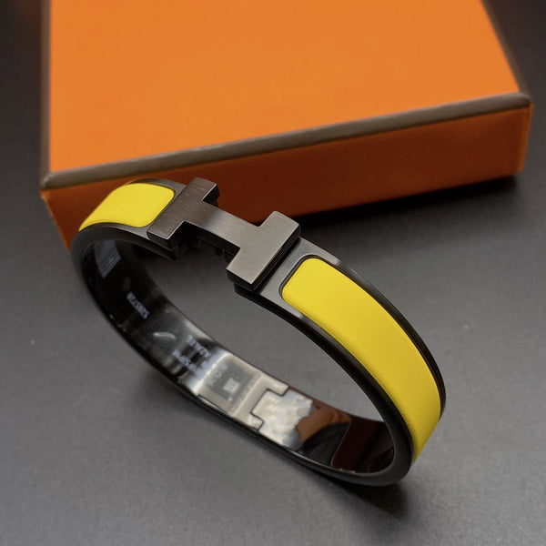 <MAGIC>CLIC HM SO BLACK YELLOW BRACELET