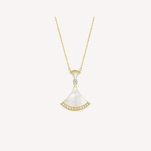 <MAGIC>DREAM NECKLACE MOP GOLD DIAMOND