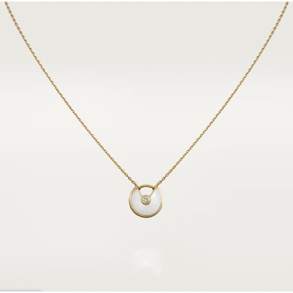 <MAGIC>AMULETTE ROSE GOLD MOP NECKLACE
