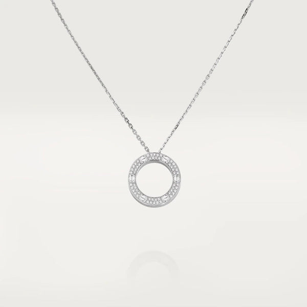 <MAGIC>LOVE NECKLACE ADJUSTABLE SILVER