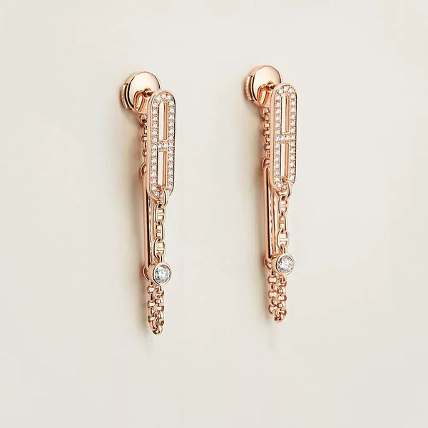 <MAGIC>CHAINE CHAOS DIAMOND DROP EARRINGS