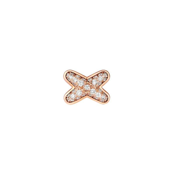 <MAGIC>JEUX DE PINK GOLD DIAMOND EARRINGS