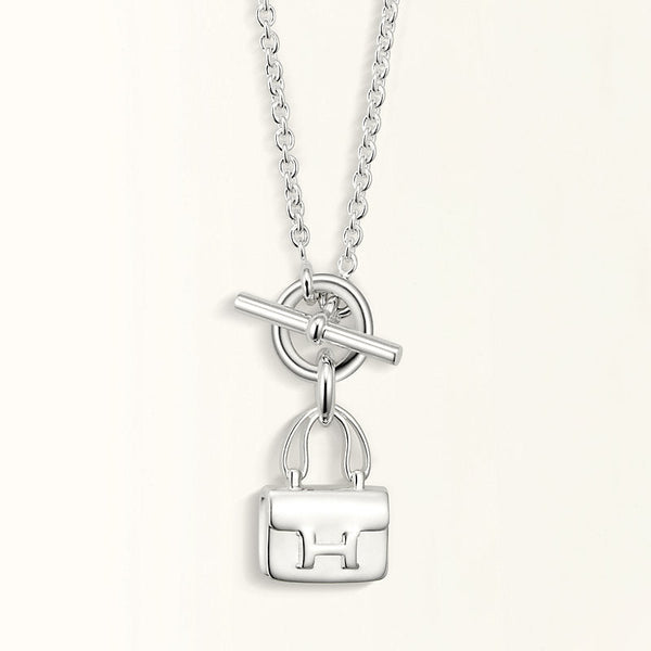 <magic> POP H ANHÄNGER SILBER HALSKETTE</magic>
