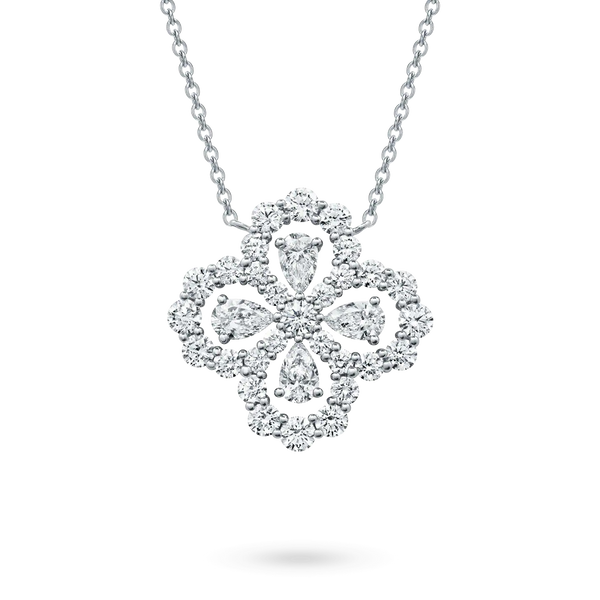 <MAGIC>LOOP NECKLACE FULL MOTIF DIAMOND 16MM MULTIPLE COLORS