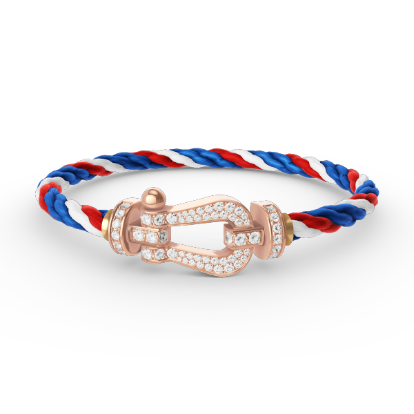 <MAGIC>FORCE LARGE HORSESHOE FULL DIAMOND BRACELET ROSE GOLD