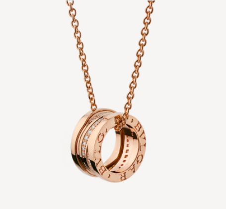 <MAGIC>ZERO 1 PINK GOLD DIAMOND NECKLACE